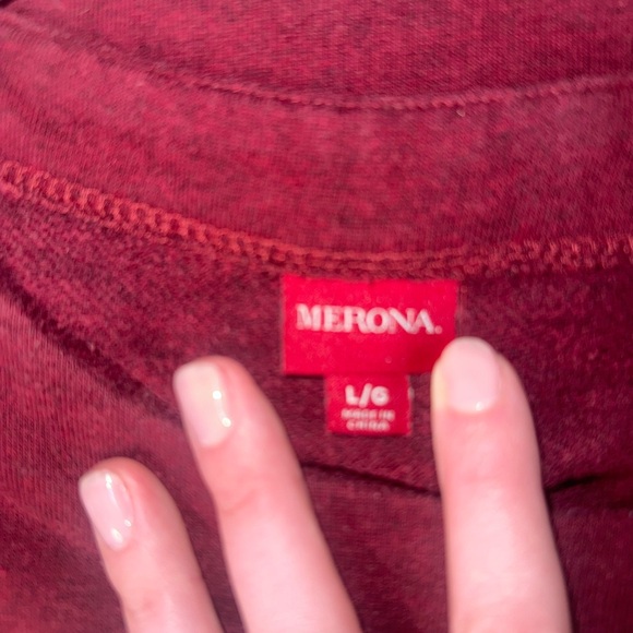 Burgundy Red Dress by Merona - Size Large - Picture 6 of 7